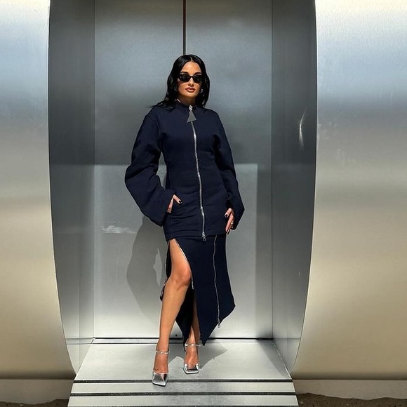 🔥NEW AMINA MUADDI Charlotte Pump Mirror Silver as seen on Amina❤️ - Picture 8 of 16